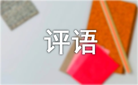 村委干部考核評語
