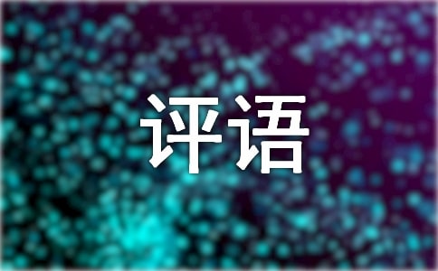 高中生作文評(píng)語(yǔ)