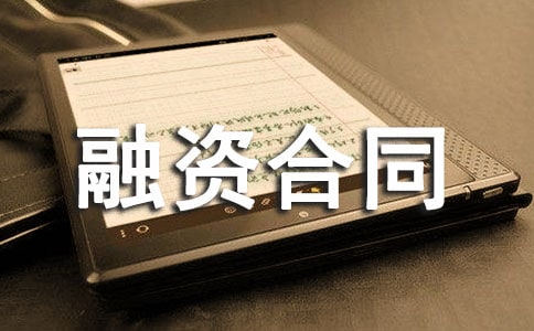 民間融資合同8篇